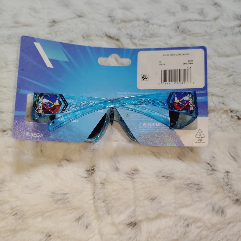 Sega Sonic the Hedgehog Boys Wrap Sunglasses Blue